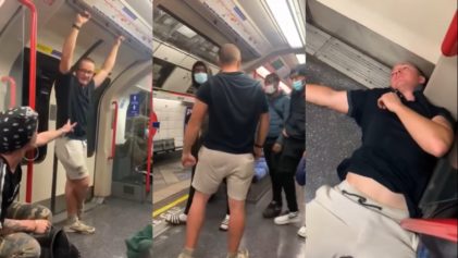 British Man Receives One-Hitter Quitter from Black Youth After Rant on London Underground