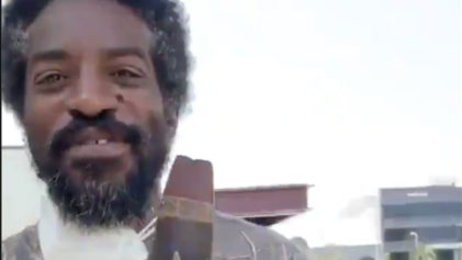 Man of the People': Fans React to Sighting of AndrÃ© 3000 With Grayed-Out Afro and Flute
