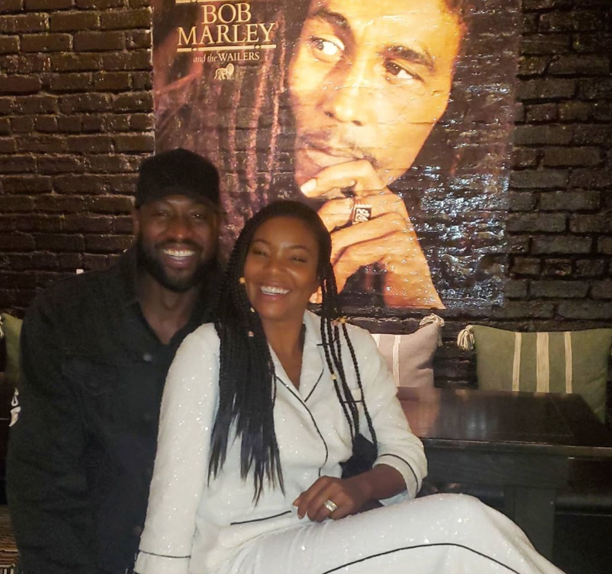 Dwyane Wade and Gabrielle - Image 2 from Celebrity Date Night