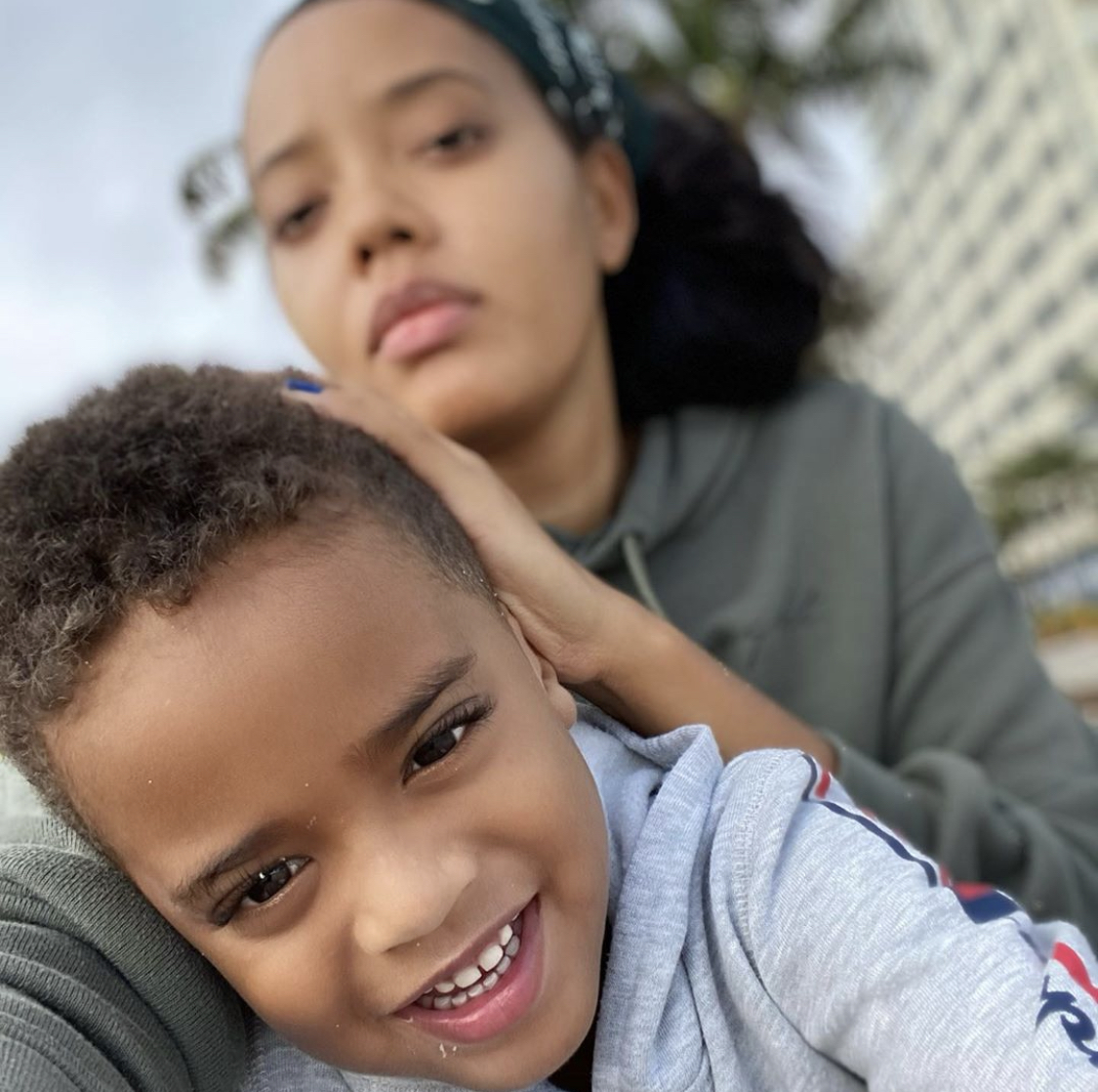 A Mothers Love Angela Simmons Shares New Images With Her 4 Year Old Son