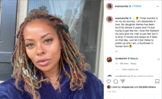 Eva Marcille Opens Up About Her Locs Journey In New Post I Love The Freedom