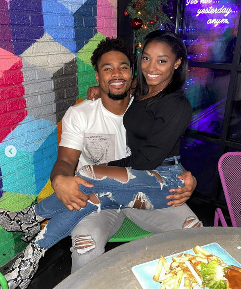 'She Keep a Fine Man': Simone Biles Flicks It Up with Her Boo