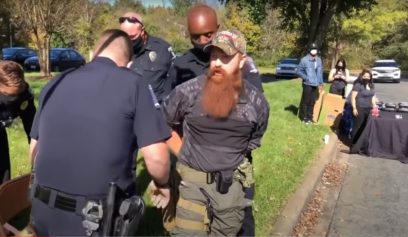 Armed Trump Supporter Arrested, Charged with Trespassing After Returning to Polling Site In North Carolina Where He Was Already Banned