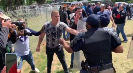 Video: Blacks and Whites Clash Outside of South African High School At Protest Over Alleged Whites-Only Dance