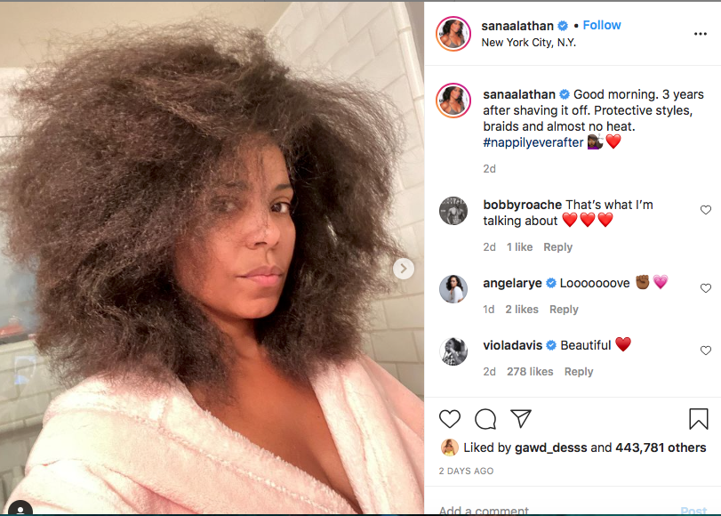 ‘its Crazy Thick Healthy And Beautiful Sanaa Lathan Shows Off 
