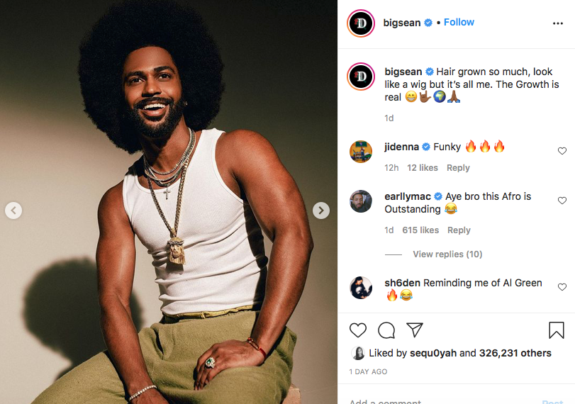 Fans Are Saying Big Sean Looks Like He’s In the 'Jackson 5' After He ...