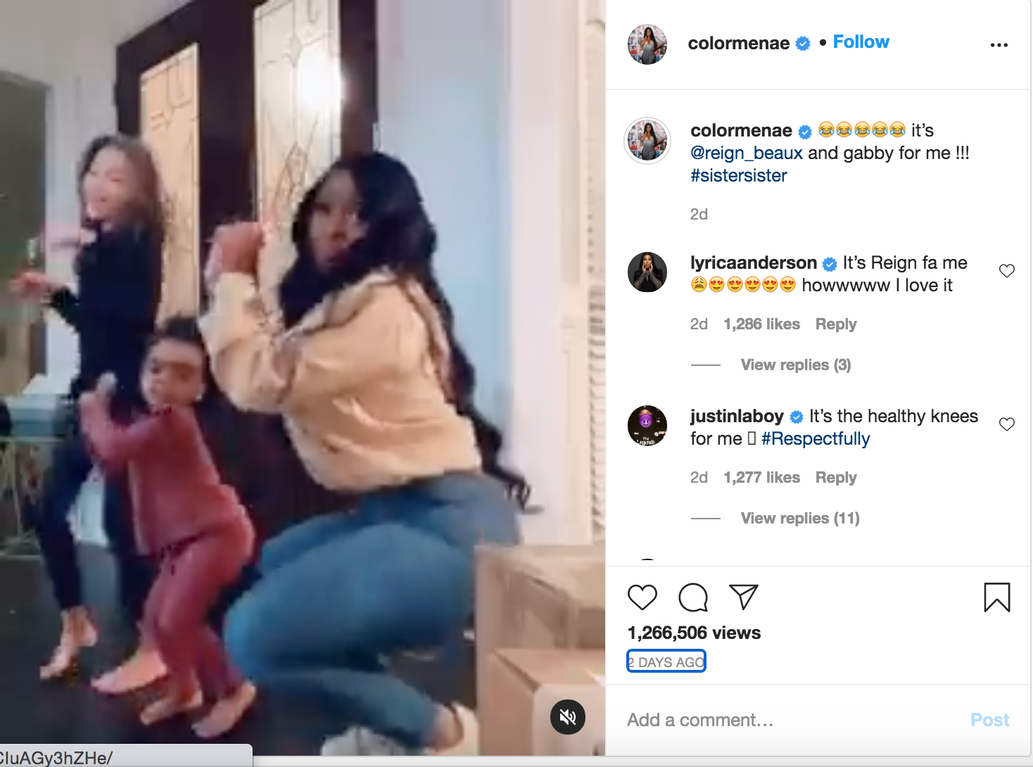 Reign Carter 'Best Big Sister Ever': Reginae Carter and Little Sister Reign Take on ...