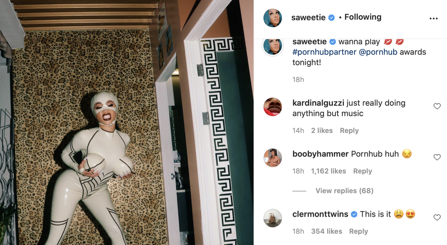 The Tiddays Miles Apart Fans React To Saweeties Latex Outfit For