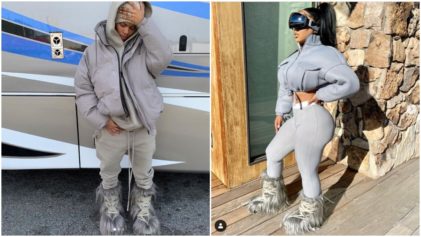 Who Wore It Best?: Teyana Taylor And Ari Fletcher Compete In All-Gray Outfits With Moncler + Rick Owens Boots