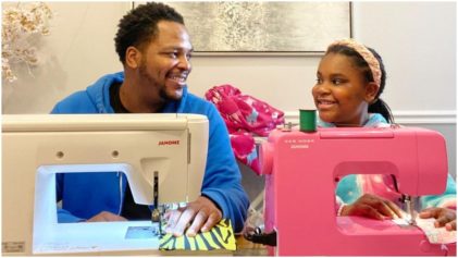 â€˜Creativity Combined with Fatherhoodâ€™: Philadelphia Dad Says Absence of His Own Father Fuels Passion for Sewing Custom Designs for His Daughter
