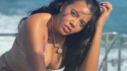 New Year Thickness': Angela Simmons Encourages Fans to 'Try Something New' After Taking a Clothed Dip In Ocean Waters