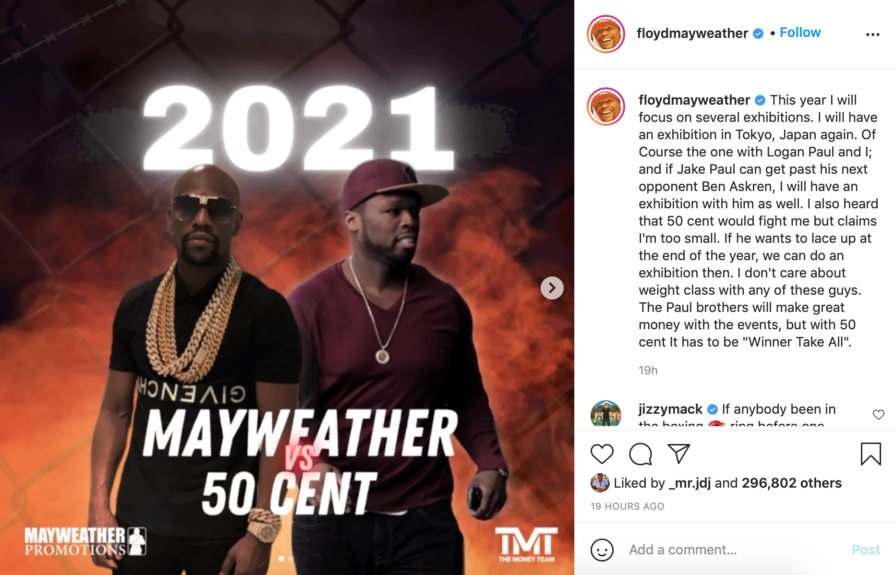 ‘I Don't Care About Weight Class’: Floyd Mayweather Interested in ...