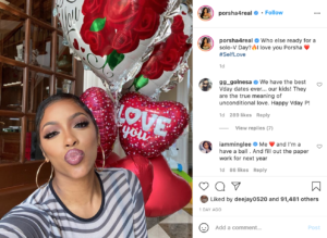 'Self Love Is the Best Love': Porsha Williams Prepares for 'Solo V-Day