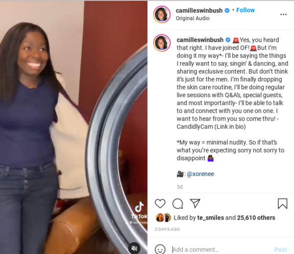 Camille winbush onlyfans pic