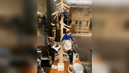 Michigan State University Apologizes for Display Showing Prominent Black Figures Hanging from A Tree