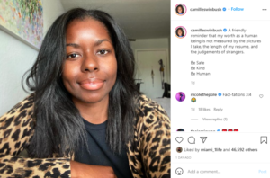 'Plus U Grown': Camille Winbush Uses ‘Friendly Reminder’ to Gather Fans