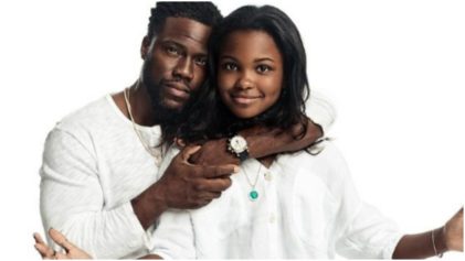 Kevin Hart and daughter Heaven