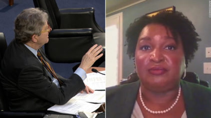 Watch: Southern Senatorâ€™s Attempt to Trip Up Stacey Abrams on What's Racist About Georgia's New Election Laws Fails Fantastically