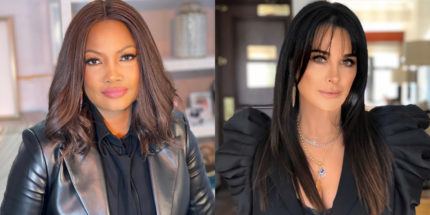 Garcelle Beauvais and Kyle Richards