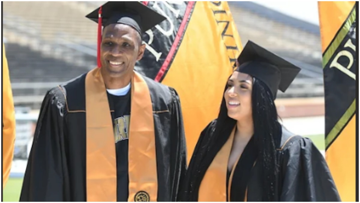 The graduates: 49ers' Keena Turner, 62, earns his Purdue diploma alongside  his daughter