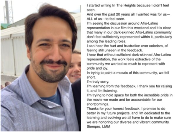 Lin-Manuel Miranda Says He Was 'Naive' About Adapting 'In the Heights