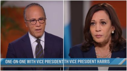 Kamala Harris' First Trip Overseas Isn't Going So Well and This Lester Holt Interview Clip Didn't Help Matters: 'I Don't Understand the Point That You're Making'