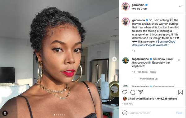 Really Thought This Was Juju Gabrielle Union S Big Chop Moment Is Met With Fans Confusing The Actress With Former Lhh Star Juju Castaneda