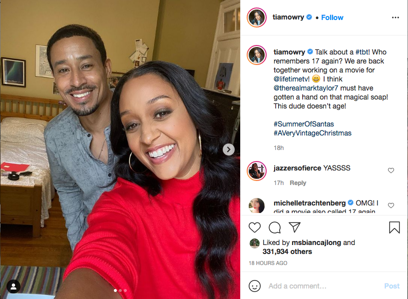 ‘He Still Fine’ Tia Mowry Sends Fans Into a Frenzy After She Poses