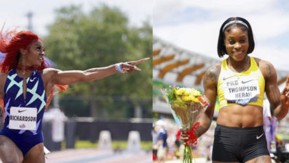Shaâ€™Carri Richardson Reacts After Finishing Last, Then Withdraws from Second Race After Jamaicaâ€™s Elaine Thompson-Herah Runs Second-Fastest Womenâ€™s 100 In History