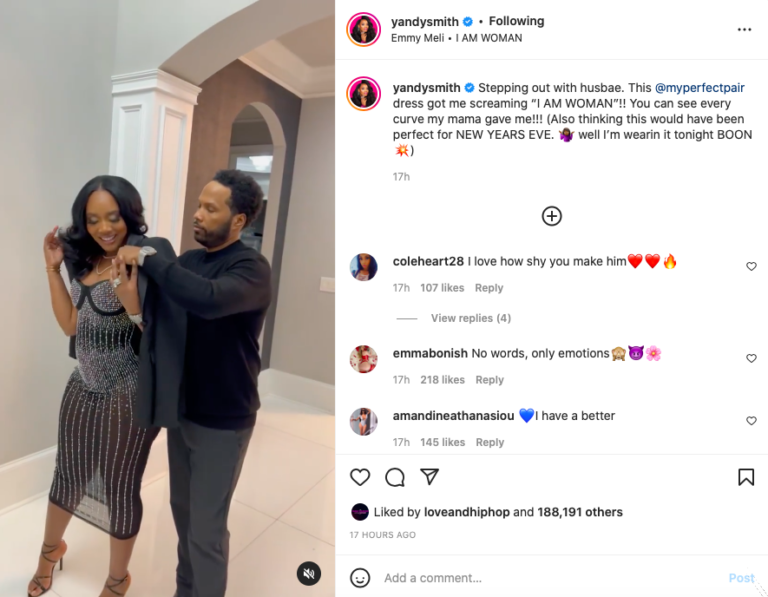 ‘you Guys Compliment Each Other Well Yandy Smith Harris Date Night Video With Husband