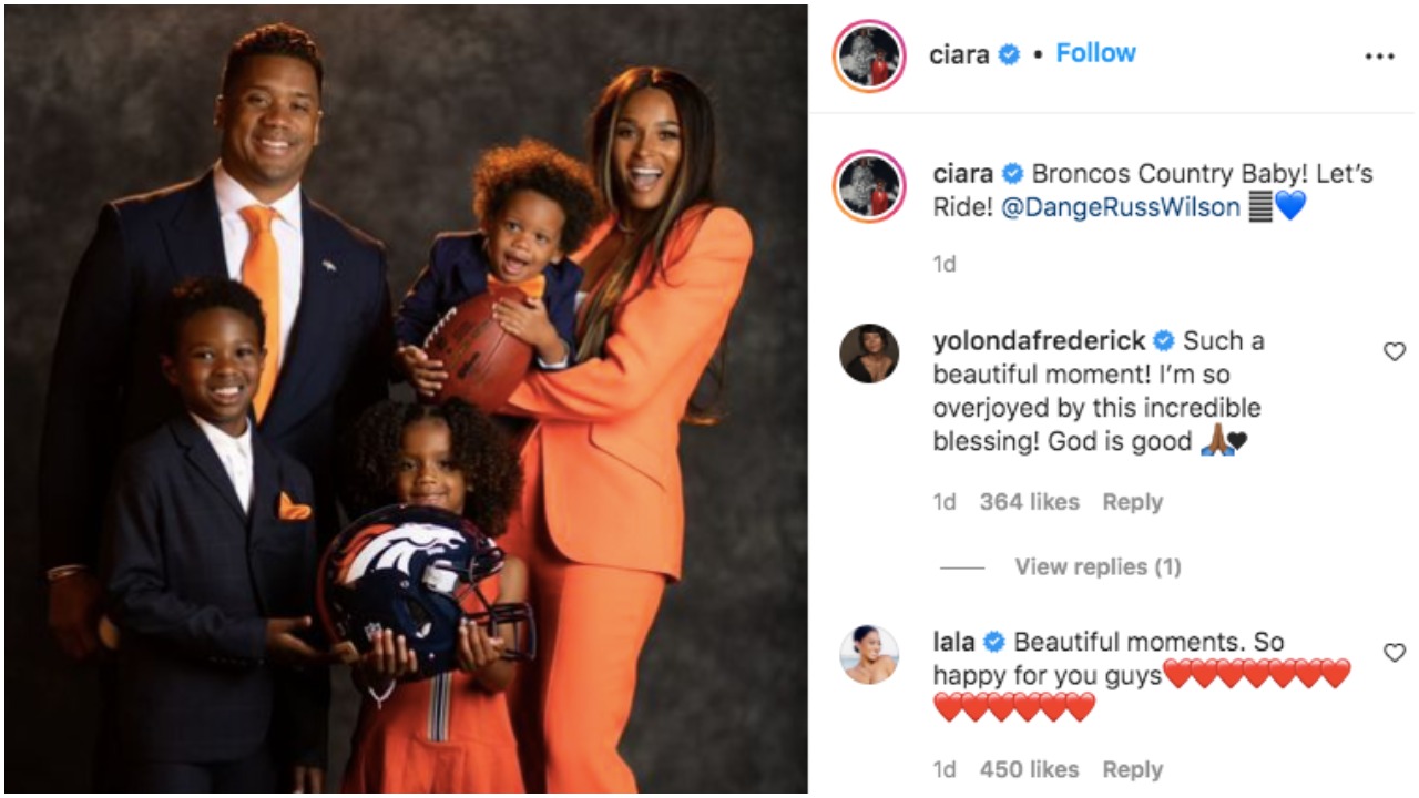 ‘That Orange Looks Flawless On You All’: Ciara Shares Family Photo ...