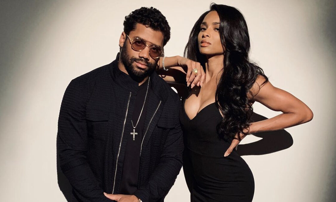 Ciara snuggles with Russell Wilson after revealation she's suing