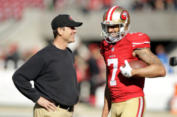 Michigan Head Coach Jim Harbaugh Reunites with Colin Kaepernick, Names QB Captain for Annual Spring GameÂ 