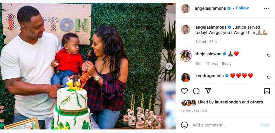 ‘justice Served Today Angela Simmons Breaks Her Silence After Her Ex