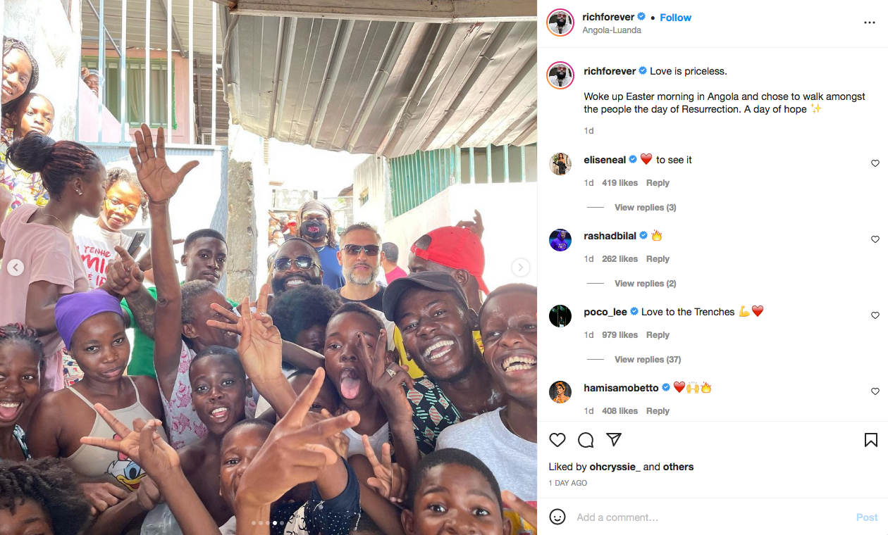 ‘This is How You Stay Rich Forever’: Rick Ross Gives Back to People of Angola and Fans React 