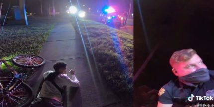 I Don't Consent': Young Black Cyclist Holds His Ground As Orlando Police Stops Him and Friend with Guns Drawn, Forces One to Crawl In Case of Mistaken Identity