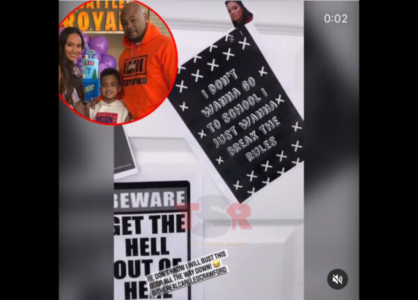 ?My Mama Would Have Took the Door Off the Hinges?: Fans React to Evelyn Lozada Finding the Humor in Her Son?s Inappropriate Door Signs?