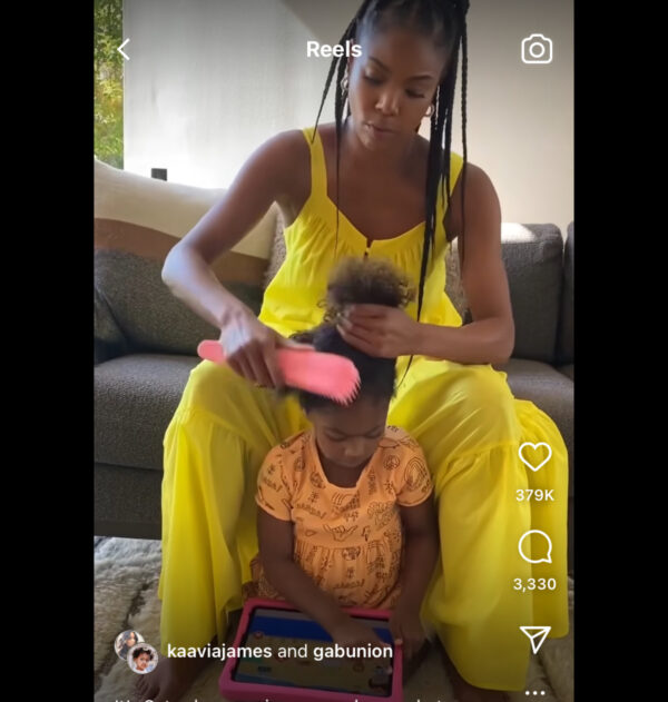 ?I Was Fighting for My Life?: Gabrielle Union Shares an All Too Relatable Attempt at Styling Her Daughter Kaavia James? Hair?
