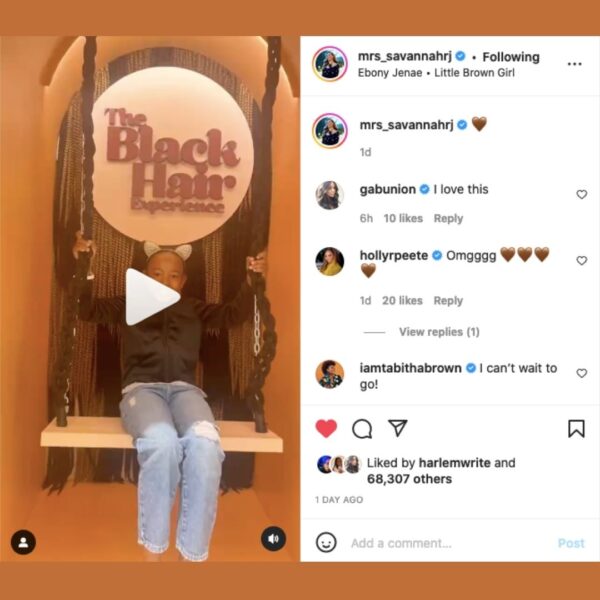 ?I Love How You Teach Her to Celebrate Her Blackness?: Fans Praise Savannah James Video with Daughter Zhuri