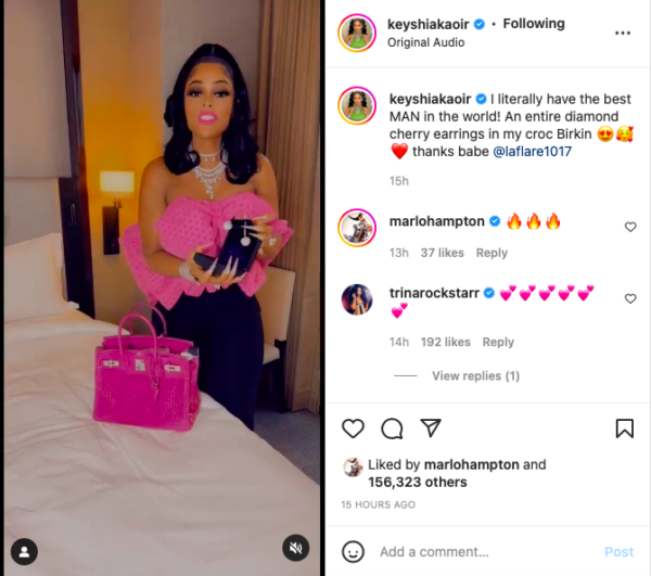 ?Thank You for Reminding Us That We?re Poor?: Keyshia Ka?oir Flaunts Her Lavish Gift from Her Husband Gucci?