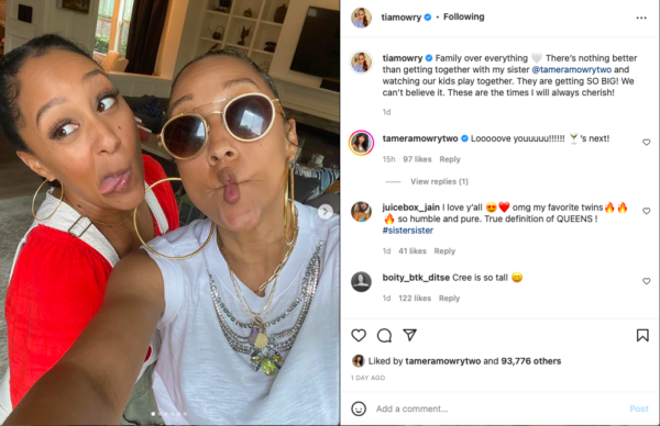 That Little Baby Cree is Almost Taller Than Y'all': Tia and Tamera Mowry?s Family Post Derails After Fans Point Out How Much Tia's Son Cree Has Grown?