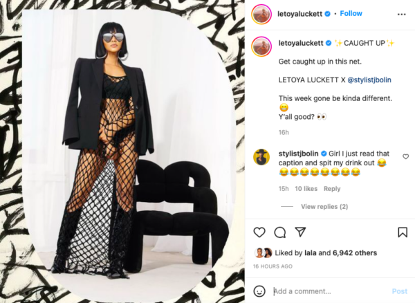 ?You Have Always Been My Favorite Destiny?s Child?: LeToya Luckett Breaks the Internet with Fit Body In See-Through Fishnet Dress?