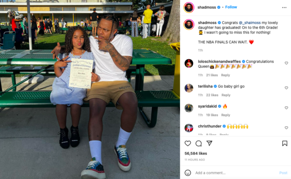 ?Whew She?s Growing Up?: Bow Wow Commemorates His Daughter Shai Moss' Fifth Grade Graduation By Sharing a Heartfelt Post