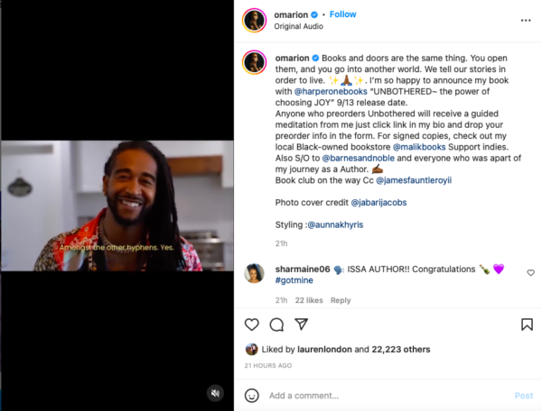 'It Kinda Worked Out For Apryl':?Omarion Capitalizes on Being the 'Unbothered' King with New Business Venture, Fans Bring Up His Ex Apryl Jones?