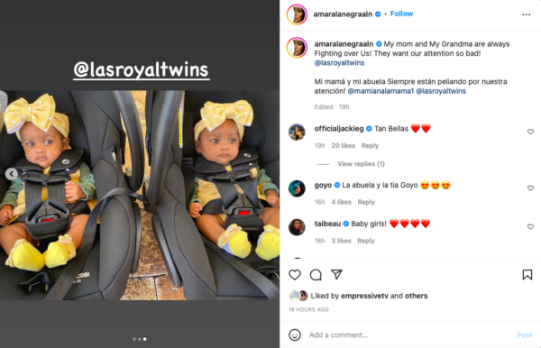 The One to the Left.. She Over It': Amara La Negra's Twin's Response to the Star and Her Mother Gushing Over Them Left Fans In Tears