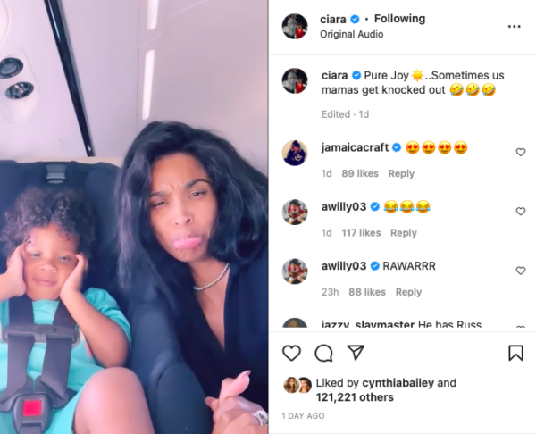 ?He Straight Two Pieced You?: Ciara?s Video with Son Win Took a Turn After the Toddler Did This?