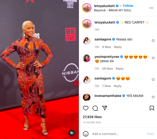 ?Damn Miss Luckett?: LeToya Luckett Shuts Down Red Carpet Look, Shows Love to Beyonc? In New Video ?