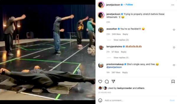 Jermaine Dupri Fumbled This?': Janet Jackson Showcases Her Flexibility In Rehearsal Video