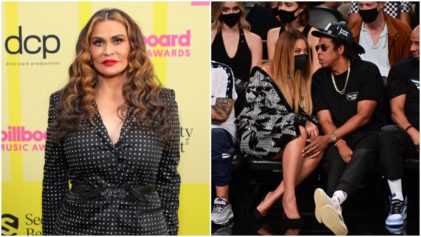 Stop That': Tina Knowles-Lawson Blasts Rumors of BeyoncÃ© Suffering from Social Anxiety Following Her Recent Courtside PDA Moment with Jay-Z