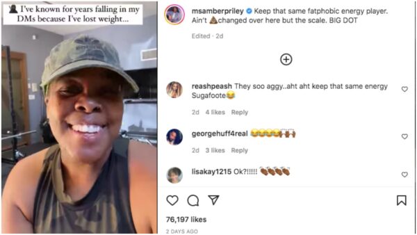 Keep That Same Energy': Amber Riley Calls Out Men Sliding Into Her DMs After She Lost Weight?